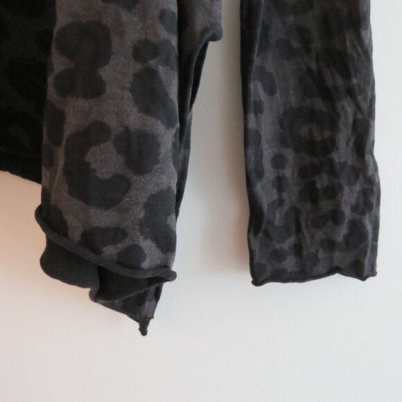 PLANET BY LAUREN G Pima Cotton Leopard Swing Turtle Tee Lagenlook - One Size - Picture 6 of 16